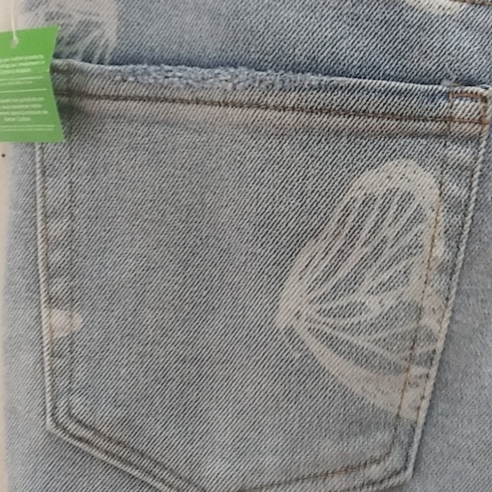 Tinsel town women butterfly jeans size 3 - Picture 9 of 10